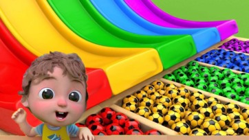 Learn Colors with Balls and Slides Video